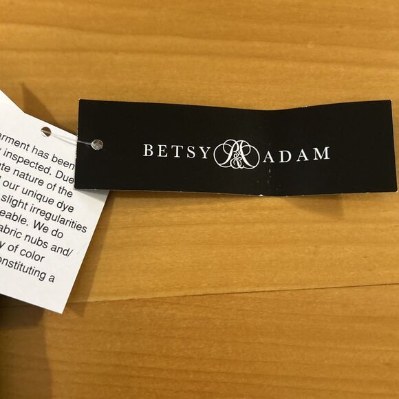 Betsy Adam Knee Length Dress. 22W. Green. Sleeveless. Stretch. Spaghetti Straps - Picture 9 of 12